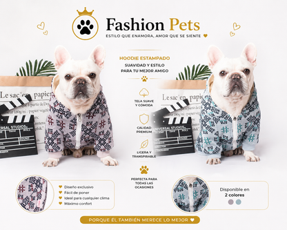 hermosa chamara estampada.