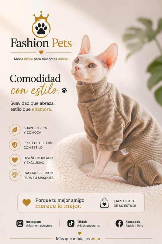 Thickened Fleece-lined Hairless Cat And Devon Cat Clothes For Autumn And Winter