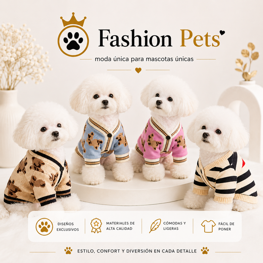 Sweater con un hermoso diseño tela de muy buena  calidad para mascotas pequeñas.
