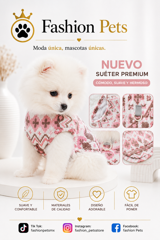 Chaleco de tela transpirable de excelente calidad para perritas y gatitas, dale ese toque de estilo que le falta.