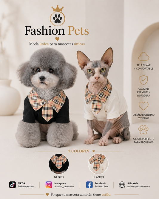 hermoso Polo estilo BB para razas pequeñas