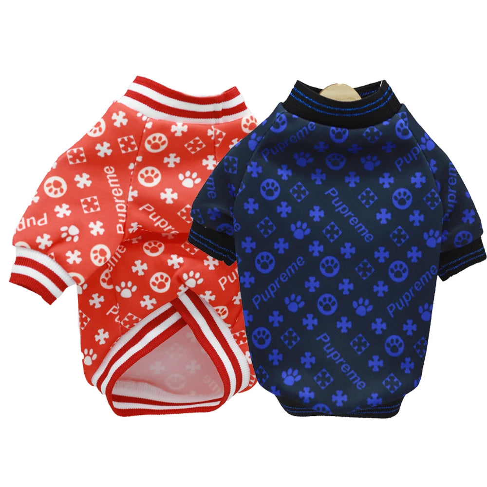 Sweater premium estilo supreme. Para razas minis o pequeñas y gatitos.