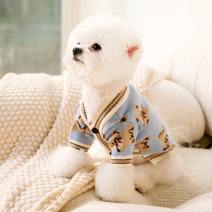 Sweater with a beautiful design, made of very good quality fabric, for small pets.