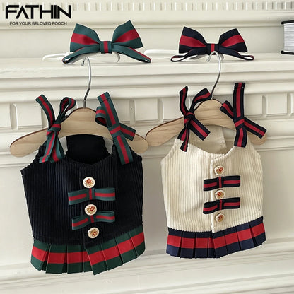 Conjunto premium de diadema y Vestidito para las princesitas peludas del hogar.