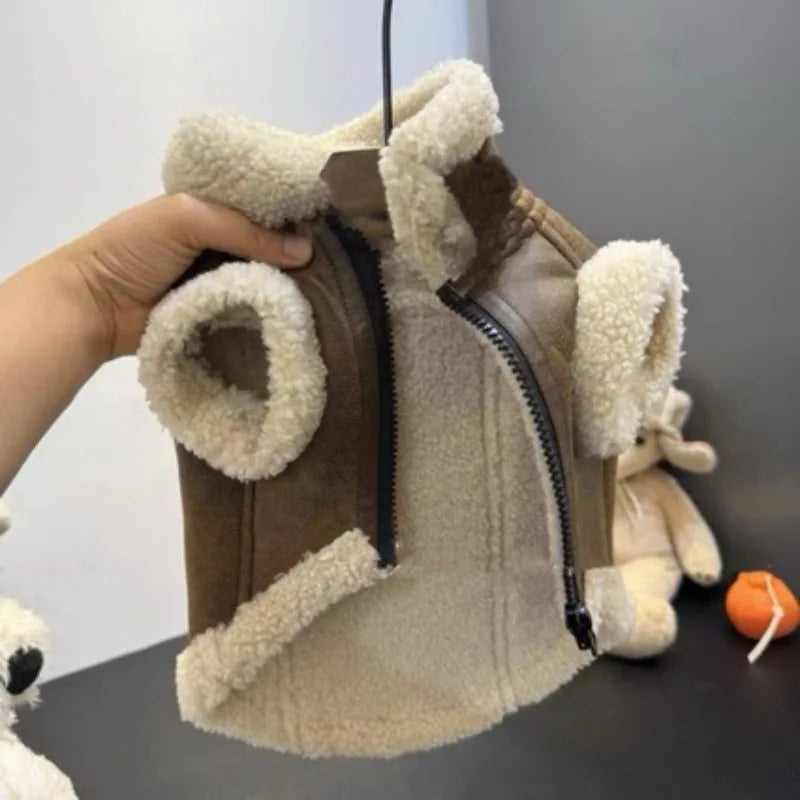 chamarra para frio estilo borrega.